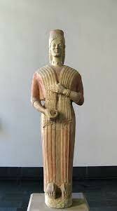 Koré del Ática (580-570 a.C.)
