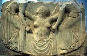 Trono Ludovisi. Nacimiento de Afrodita (470-460 a.C.)