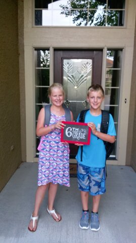 Entering into middle school