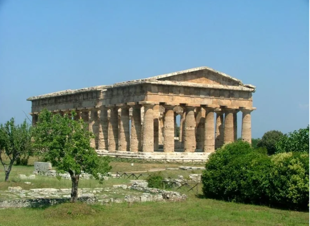 Templo de Hera en Paestum-Magna Grecia