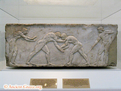 Grecia arcaica. Escultura en relieve. Mármol.