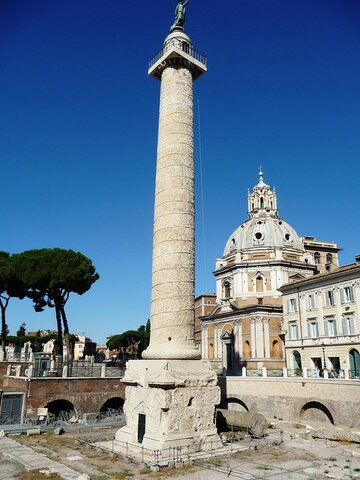 Columna Trajana. Foro de Trajano, Roma.