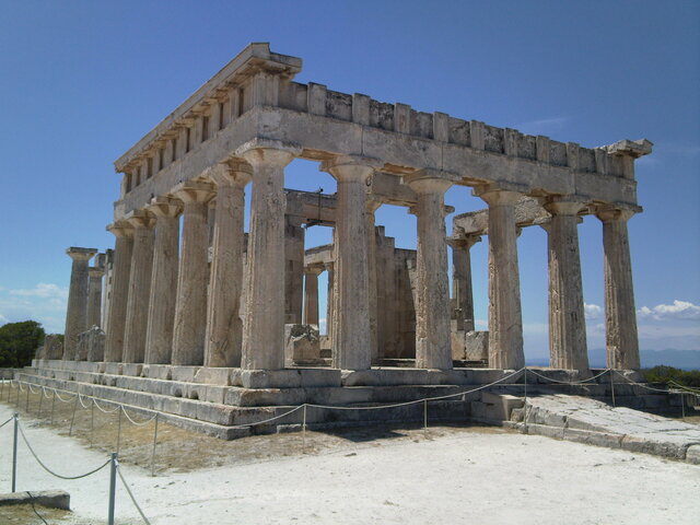 GRECIA. Templo de Afaya en Egina