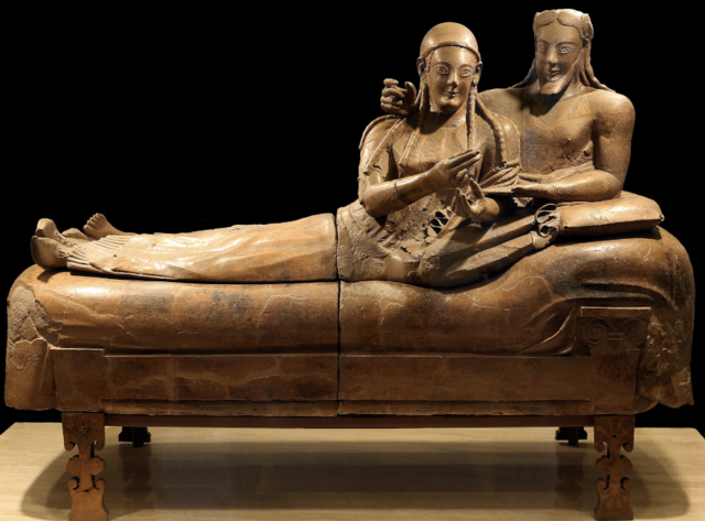 Sepulcro marital de terracota - Arte etrusco