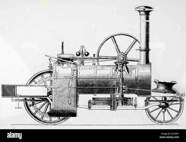 First Steam Engine Locomotives