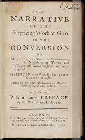 A Faithful Narrative of the Surprising Work of God printed