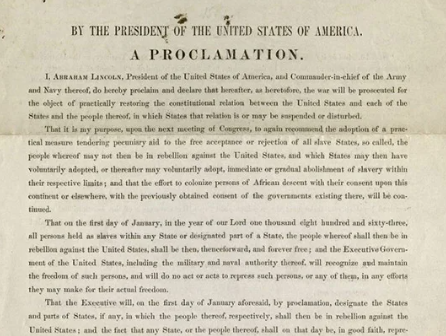 Emancipation Proclamation