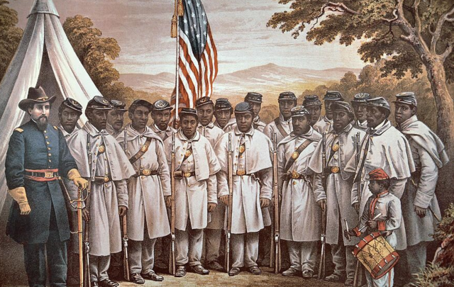 The Union creates the United States Colored Troops