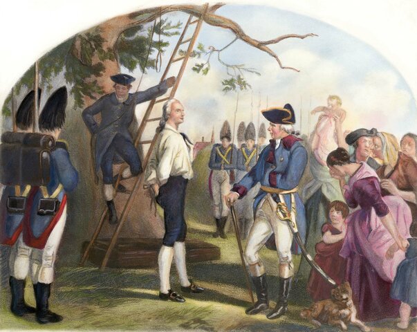 Nathan Hale is Hanged
