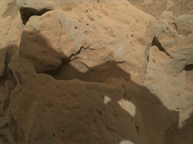 "Burwash" rock on Mars – as viewed by the MAHLI camera on the Curiosity rover