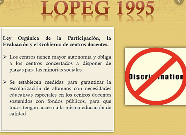 LEY ORGANICA DE LA PARTICIPACION, EVALUACION Y GOBIERNO DE LOS CENTROS DOCENTES