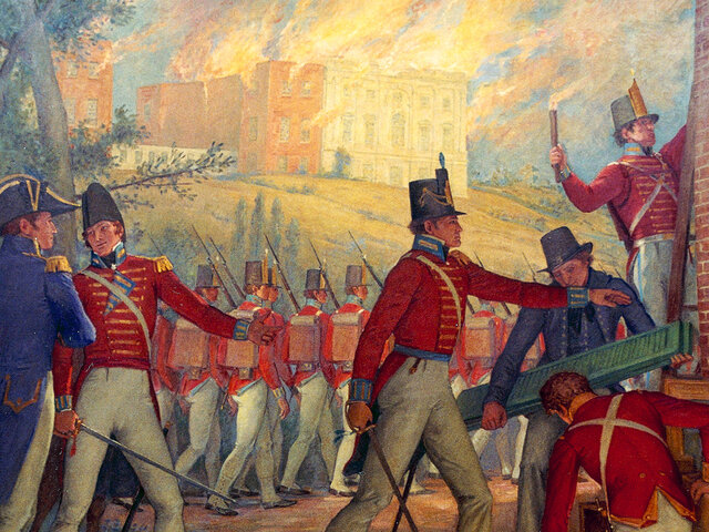 The British Burn the White House