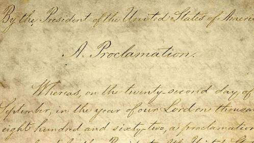 The Emancipation Proclamation