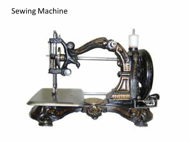 Sewing Machine Invented
