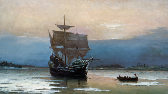 The Mayflower Arrives in America