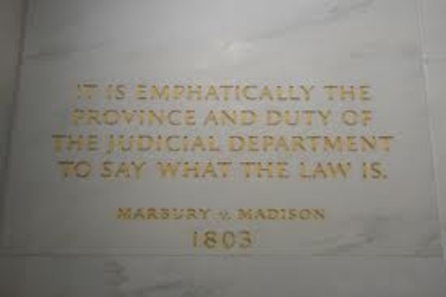 Marbury V. Madison