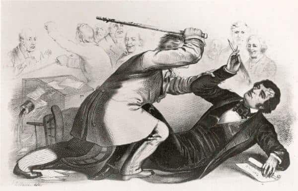 Charles Sumner is Attacked in Congress