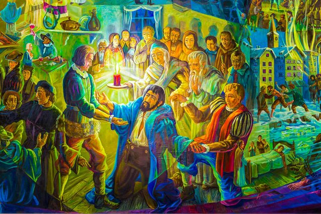 First believers Baptism in the house of Felix Manz's mother