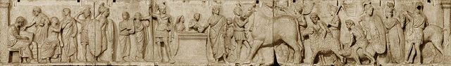 Relieve del altar de Lucius Domitius (siglo I a.C.)