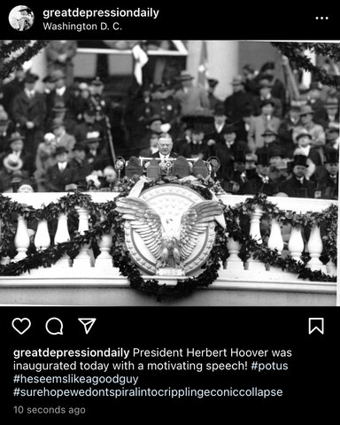 Hoover Inaugurated
