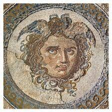 Mosaico cabeza de Medusa (final siglo II - principios siglo III)