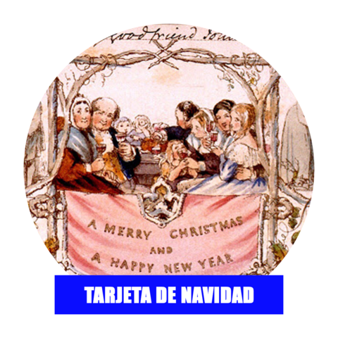 PRIMER DISEÑO DE TARJETA DE NAVIDAD