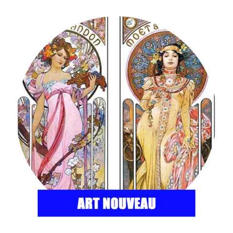 CARTEL AL ESTILO ART NOUVEAU