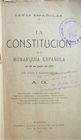 La Constitución de 1876