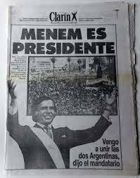 MENEM TRIUNFA EN LAS ELECCIONES