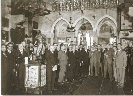 Primera festa modernista a Sitges