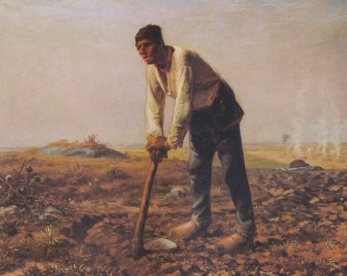 L'homme à la houe de Jean-François Millet