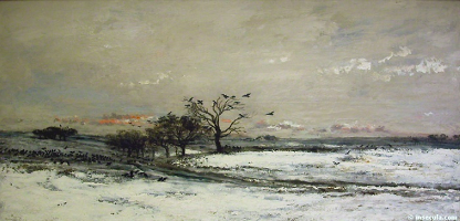 La neige de Daubigny
