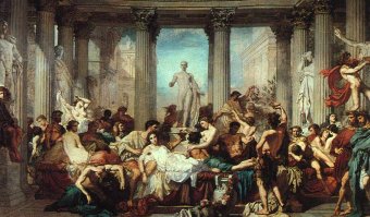 Les romains de la décadence de Couture