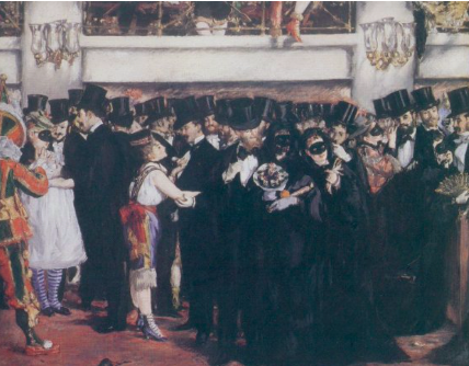 Bal masqué à l'opéra de Manet