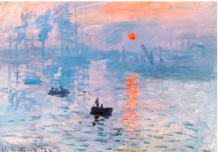 impression soleil levant de Monet