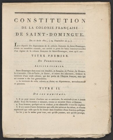 Defeats the mulatto army and creates a new constitution