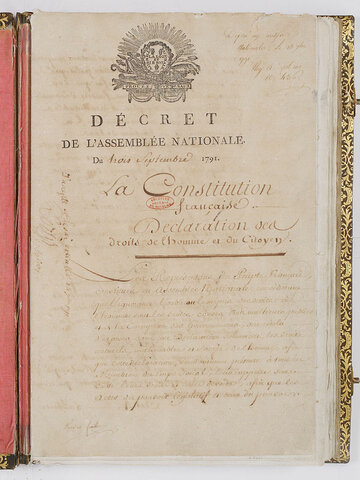 Primera Constitución de Francia