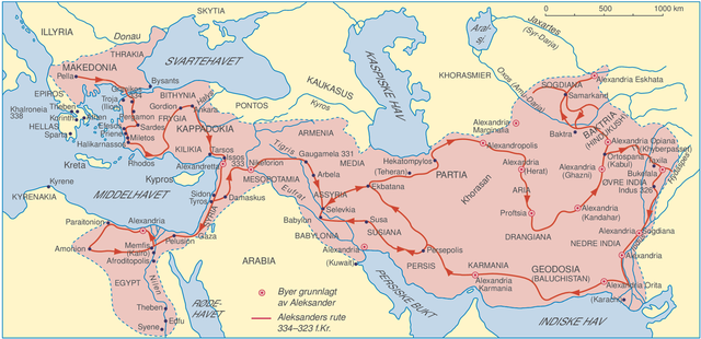 Alexander den store dør