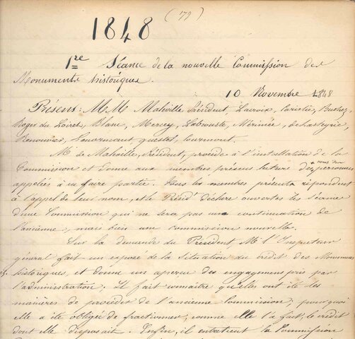 Commission des monuments historiques