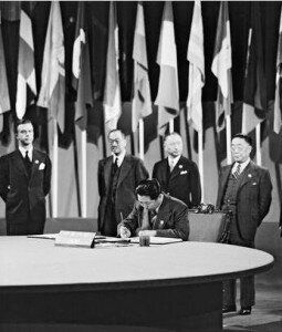 The formation of United Nations