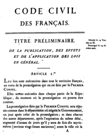 1804 Napoleonic Code 🟡