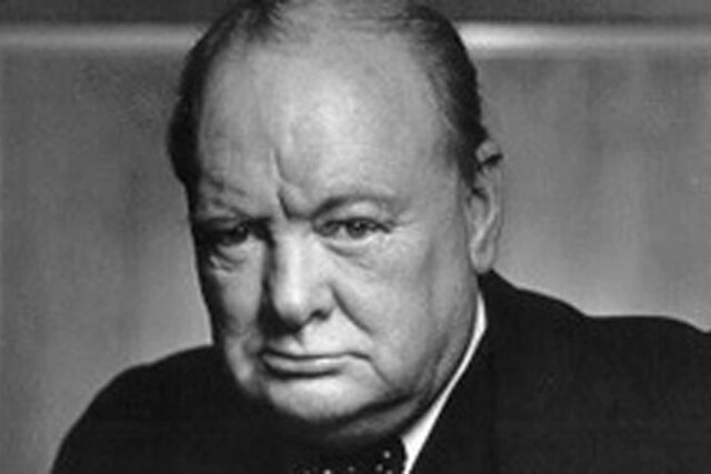 Winston Churchill becoming prime minister