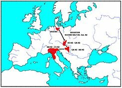 Naselitev Langobardov v Italijo