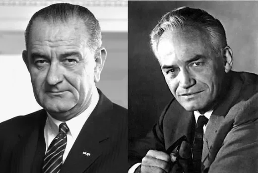 LBJ defeats Barry Goldwater