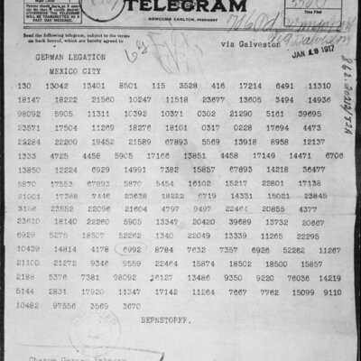Timeline: The Zimmerman Telegraph Predictions