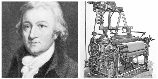 Edmund Cartwright inventó el telar mecánico.