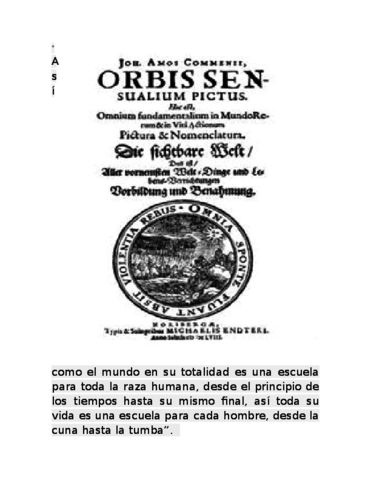 Material didáctico (Orbis Pictus)