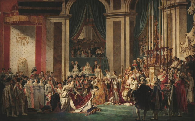 Napoleon declares himself Emperor (green)