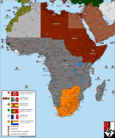 Alexen Hitler crea las colonias Africanas Nazis