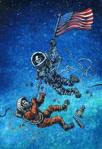 First animal in space by USSR